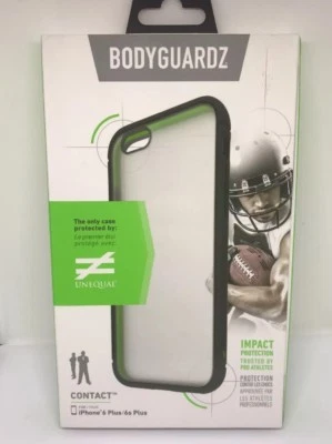 Funda de contacto BodyGuardz DCCB9-API6P-3C0 para Apple iPhone 6 Plus - Negra Foto 1 de 4