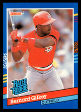 1991 Donruss Bernard Gilkey #30 St. Louis Cardinals MLB Baseball 