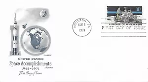 FDC 1435 Artmaster 1971 Space Achievements - Picture 1 of 1