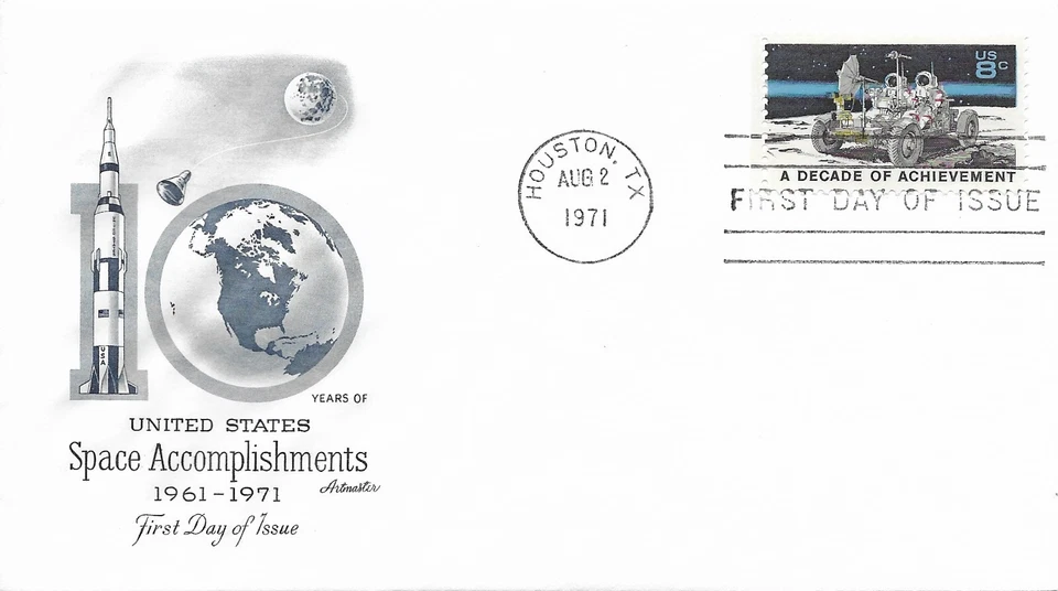 FDC 1435 Artmaster 1971 Space Achievements - Image 1 of 1