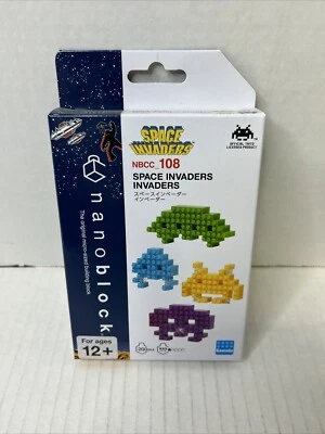 Space Invaders 108 Atari Nanoblock Character Collection Series Building Kit B7 - Image 1 of 2