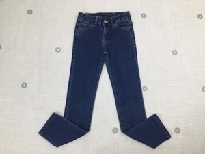Faded Glory Skinny Blue Denim Adjustable Waist Jeans Girls Sz 7 Short EUC - Picture 1 of 9
