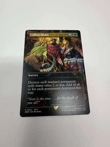SHIPS TODAY! CULLING RITUAL - FINAL FANTASY MTG Promo WPN FULL ART - Picture 1 of 1
