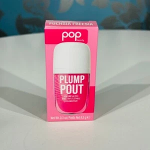 Pop Beauty Plump Pout Volume Lip Gloss - FUCHSIA FREESIA - Brand New - Picture 1 of 3