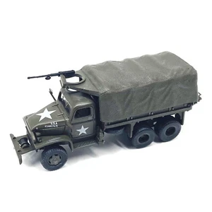 1/72 Scale 10cm WWII US Army GMC CCKW 353 Truck Simulation Military Model - Picture 1 of 10