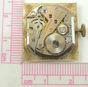Helbros 124 Mechanical Wristwatch Movement - Parts Repair Broken Balance - Picture 1 of 4