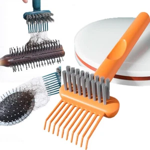 2 in 1 Comb Cleaning Brush Hair Brush Cleaner Tool Hair Brush Remover Rake Brush - Picture 1 of 10
