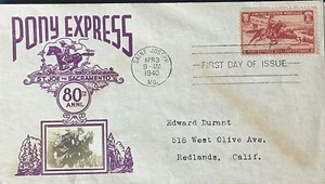Crosby 894 The Pony Express Saint Joseph Missiouri - Imagen 1 de 1