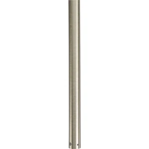 Progress Lighting P2609 Nickel 72" Ceiling Fan Downrod For 15 Ft Ceilings - Picture 1 of 9