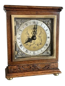 Elliott of London Oak Cased Mantle Clock - Picture 1 of 6