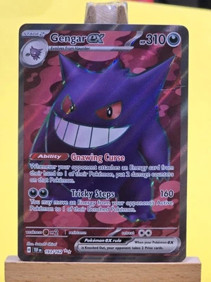 Pokemon Gengar EX Holo Full Art Temporal Forces 193/162SV05 Mint Condition - Image 1 of 4