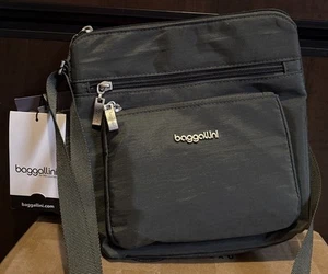 Neu mit Etikett Baggallini Tasche Umhängetasche grau - Bild 1 von 6