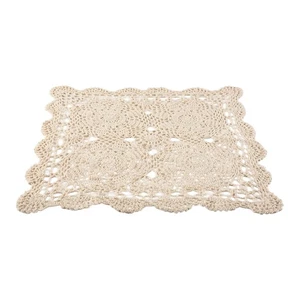 Tisch Decken Crochet Quadrat Tisch Decke Christmas Lace Tischdecke Deckchen1825 - Bild 1 von 7