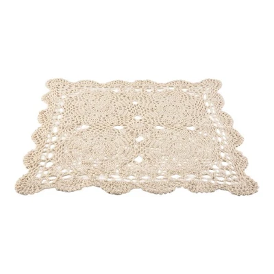 Tisch Decken Crochet Quadrat Tisch Decke Christmas Lace Tischdecke Deckchen1825 - Bild 1 von 4