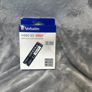 NEW! Sealed Verbatim Vi560 S3 - SSD - 1 TB - internal - M.2 2280 - SATA 6Gb/s - Afbeelding 1 van 2