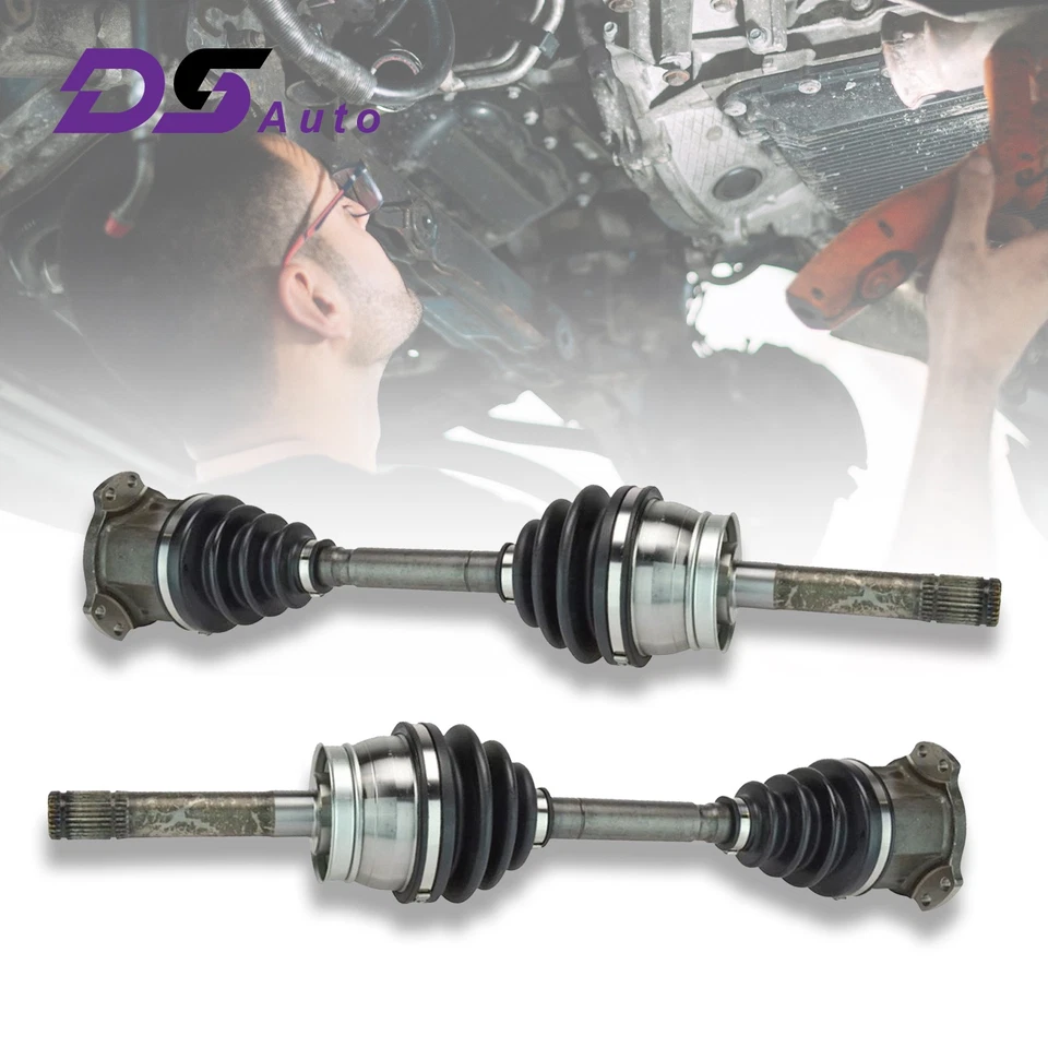 Front CV Axle Shaft Set Fits For 1998-2004 Nissan Frontier 2000-2004 Xterra Foto 1 de 4