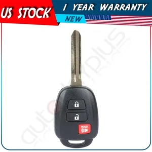 Remote Car Key Fob for Toyota RAV4 Tundra 2013 2014 2015 2016 2017 2018 Buttons - Picture 1 of 10