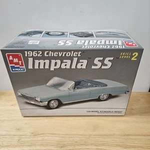 Vintage AMT Ertl 1962 Chevrolet Impala SS 1:25 8321 NOB SEALED PARTS COMPLETE - Picture 1 of 9