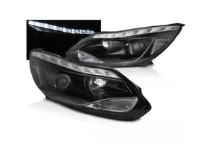 HEADLIGHTS LED fits FORD FOCUS MK3 2011-10.2014 LED BLACK - Picture 1 of 3