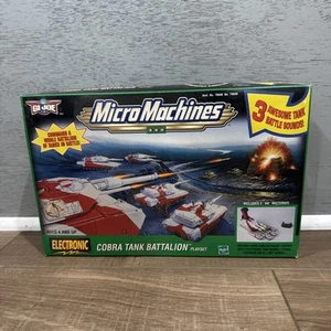 GI Joe-Micro Machines–Cobra Tank Battalion Electronic Playset HASBRO*NEW IN BOX* - Picture 1 of 12
