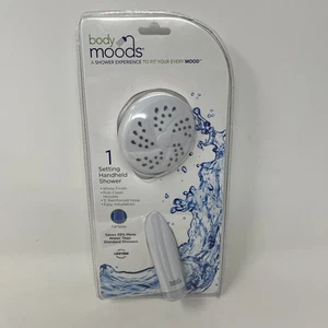 Cabezal de ducha portátil Waxman Body Moods - 1 configuración de pulverización, blanco 8076200 - Imagen 1 de 3