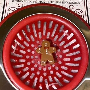 Figural Nutcracker Kitchen Sink Strainer Standard Drain gingerbread man New - Picture 1 of 7