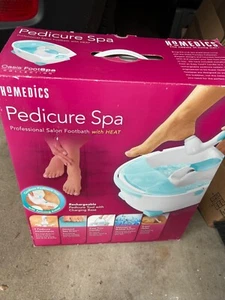 Water Foot Massager Spa Feet Pedicure Bubble Heat Bath Machine Electric READ - Picture 1 of 2