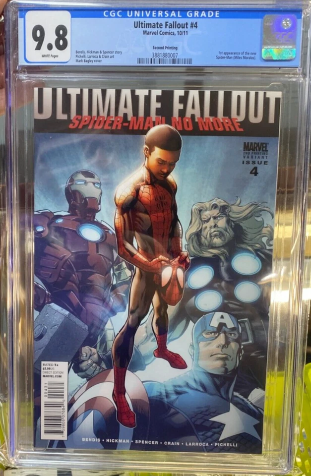 Ultimate Fallout #4 Mark Bagley Cover (Marvel Comics October 2011)