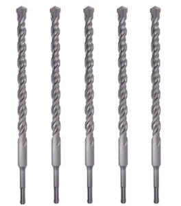 Brocas de taladro de martillos giratorios de 3/4""x8"" SDS Plus 5 piezas punta de carburo para concreto de mampostería - Imagen 1 de 9