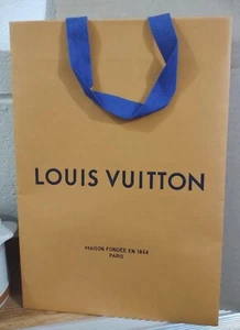 Louis Vuitton 14” x 10”x4.5” echt Papier Geschenk/Einkaufstasche Beuteltasche orange - Bild 1 von 6