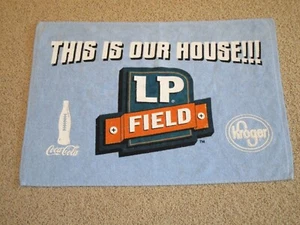 New Unused Tennessee Titans Rally Towel THIS IS OUR HOUSE LP FIELD Blue - Picture 1 of 1