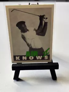 MICHAEL JORDAN 1990 AIR 2 KNOWS CARD HOF - Picture 1 of 2