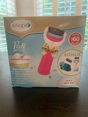 Archivo electrónico de pie extra grueso Amope Pedi Perfect con cristales de diamante Foto 1 de 3
