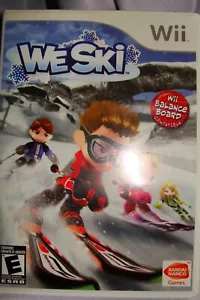 NINTENDO Wii We Ski & Snowboard CIB - Picture 1 of 3