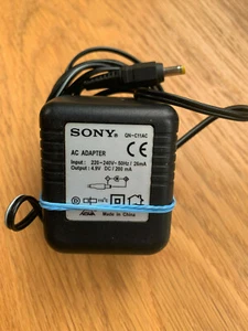 Sony QN-C11AC 4,9V 200 mA Minidisc Walkman AC Alimentation Adaptateur Chargeur - Foto 1 di 2