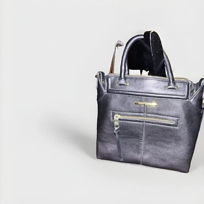 Cartera Steve Madden ¡NUEVA SIN ETIQUETAS acentos dorados nunca usada! ¡Correa larga opcional BLACk! OFERTA Foto 1 de 4