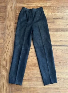 Vintage La Squadra Monte Carlo Women's Leather Pants High Waisted Woman's XS - Picture 1 of 11