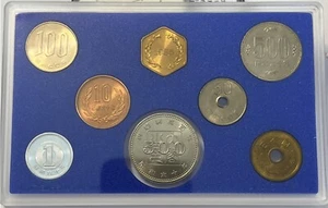 Japan Centennial Of The Foundation Of The Cabinets System Comm. 8 Coin Set w/box - Picture 1 of 6