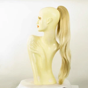 Hairpiece ponytail long 27.56 golden blond blond wick clear 5/l24bt613 peruk - Imagen 1 de 7