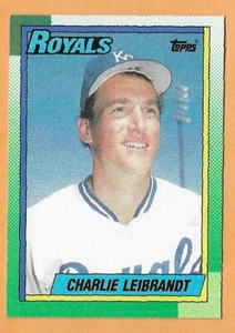 CHARLIE LEIBRANDT KANSAS CITY ROYALS #776 - TOPPS NM-MT 1990 - Picture 1 of 2