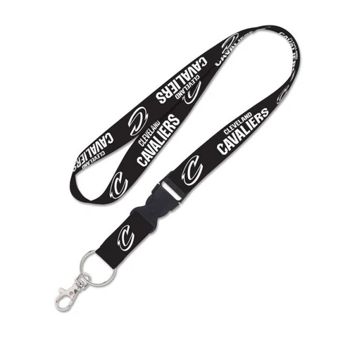 CLEVELAND CAVALIERS BLACKOUT KEY CHAIN LANYARD DETACHABLE BUCKLE 1" W 22" L Cover