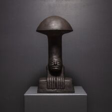 Maya Mushroom Stone/Pilzstein Skulptur, Keramik, 24cm