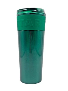 Starbucks Spring 2024 Logo Band Jubiläum grüner Glitzer SS Cold Brew Becher - Bild 1 von 5