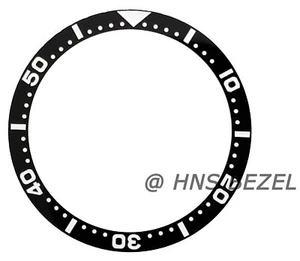BLACK CERAMIC BEZEL INSERT FOR SEIKO 6105 8110 7002 6309 7S26 0020 6306 SKX007 - Picture 1 of 1