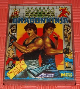 DragonNinja Tested Back Computer Spiel PC Amstrad Dragon Ninja Cpc - Bild 1 von 8