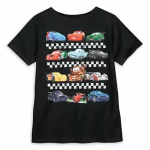Disney Store Cars Lightning McQueen Boy Short Sleeve T Shirt Size 5/6 - Picture 1 of 1