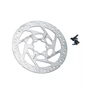 "Rotor de freno de disco de grava bicicleta eléctrica de montaña Shimano Deore SM-RT50 160 mm 6" - Imagen 1 de 1
