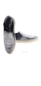 SAM EDELMAN Mujer Mocasín Negro Brillo Metálico Brillo EE. UU. TALLA 7M Usado - Imagen 1 de 12