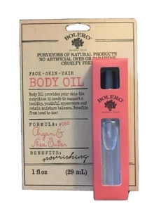 Bolero Beverly Hills Face Skin Hair Argan & Shea Butter Natural Body Oil Vegan - Picture 1 of 2