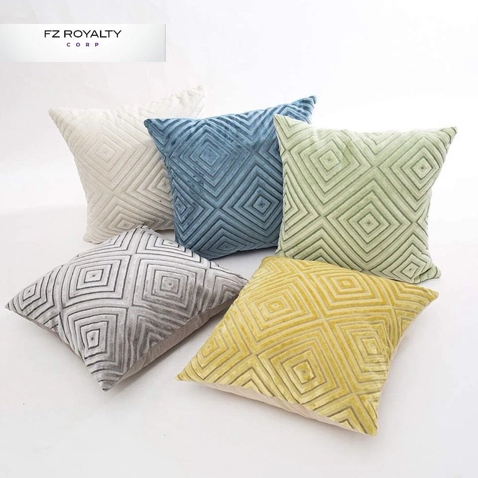 Juego De 2 Funda Almohadas Decorativas 18x18 Foto 1 de 4